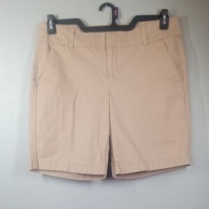 J. Crew Women's Beige Khaki Chino Shorts Size 6